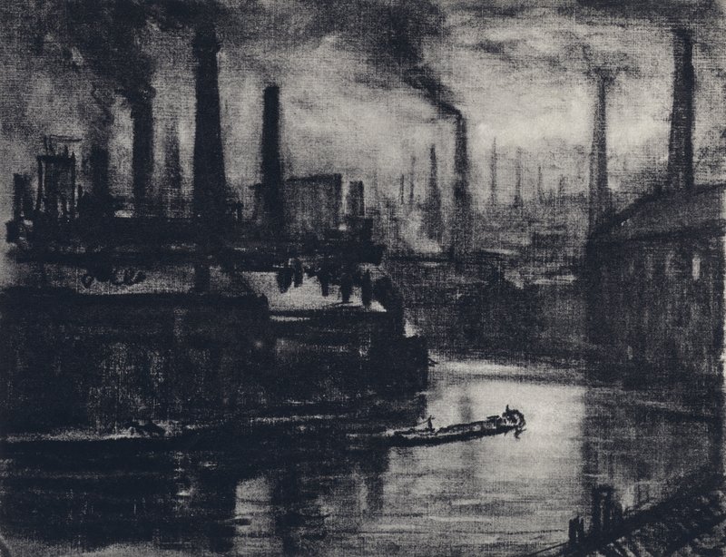Ost-London von Joseph (after) Pennell