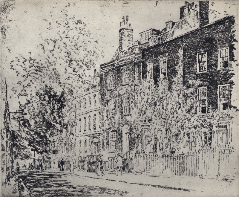 Great College Street von Joseph (after) Pennell