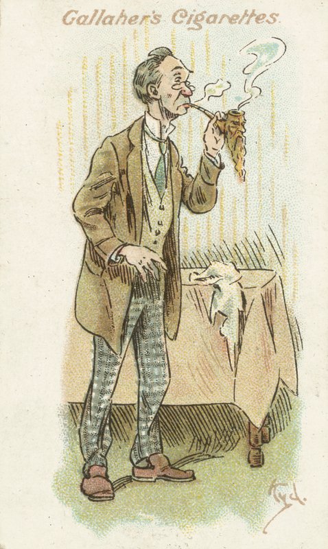 Votaries of the Weed No 39 von Joseph Clayton (1856 1937) Clarke