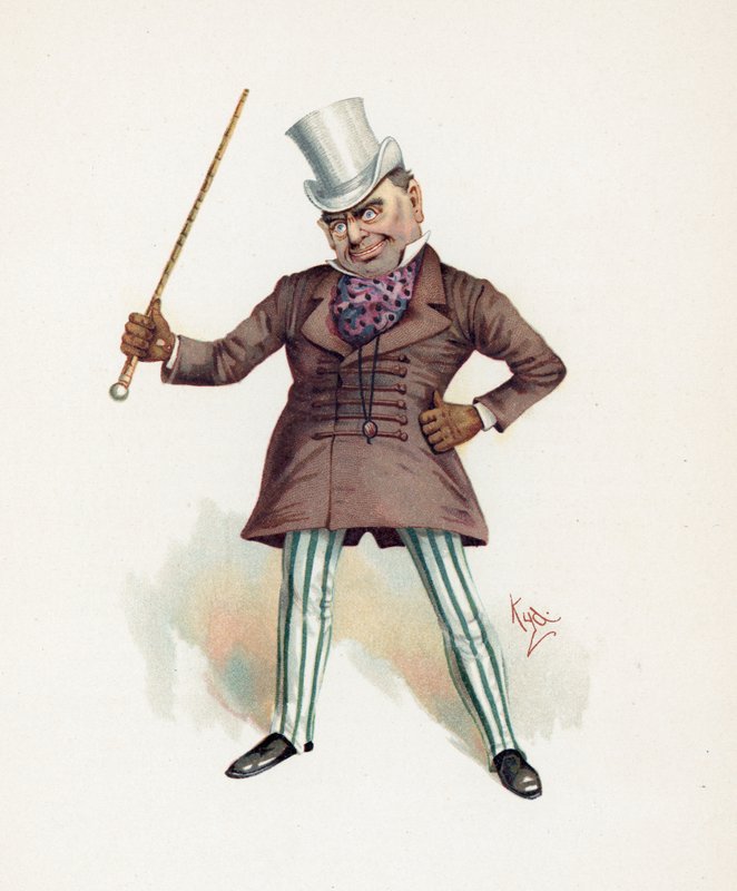 Major Bagstock, Illustration aus 