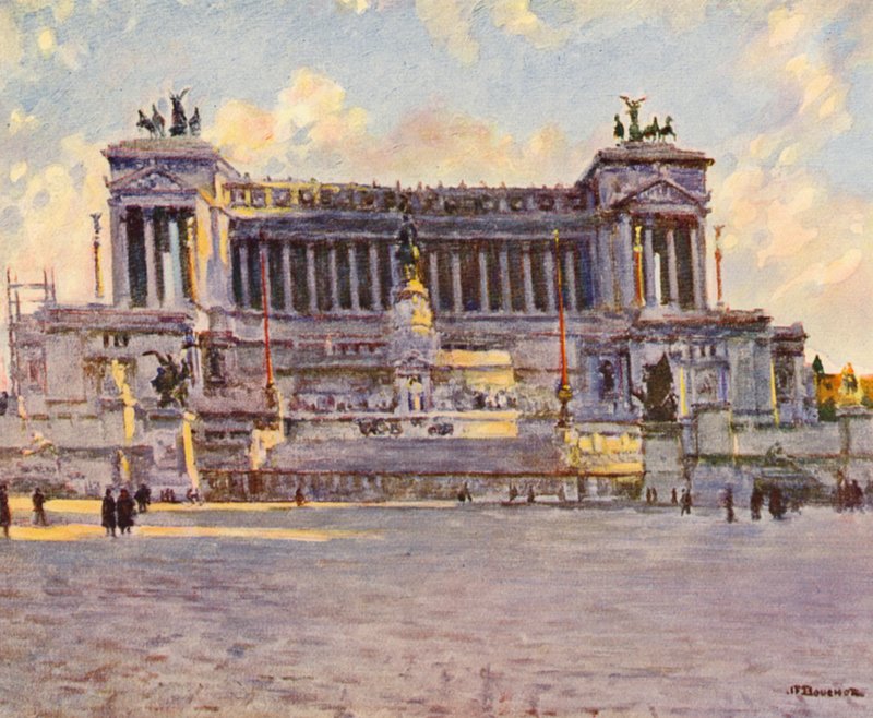 Rom: Das Monument von Victor-Emmanuel von Joseph Felix Bouchor