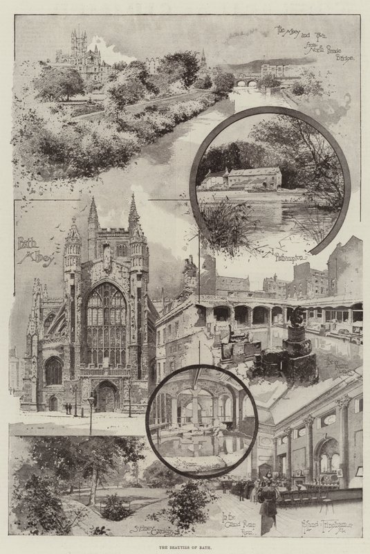 Die Schönheiten von Bath von Joseph Holland Tringham