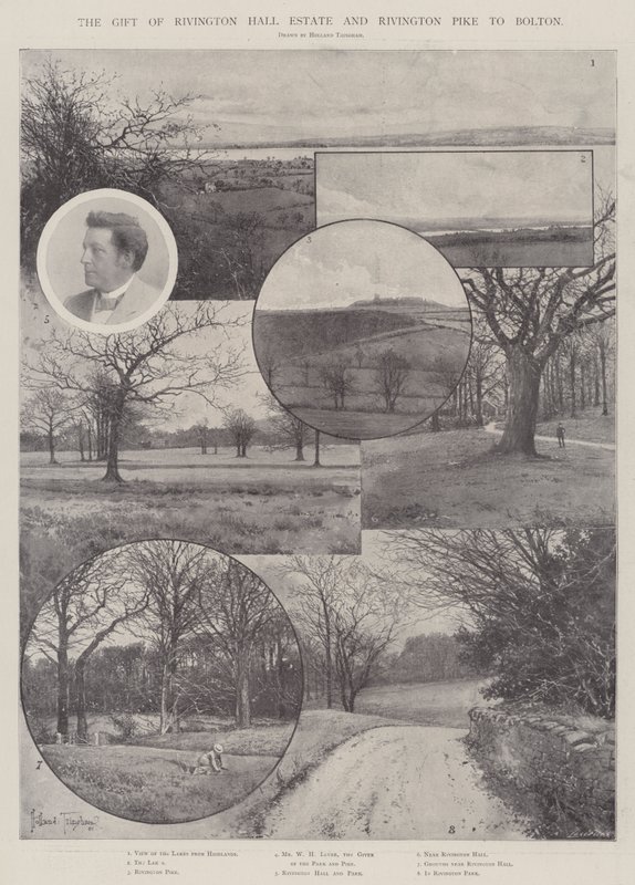 Das Geschenk des Rivington Hall Estate und Rivington Pike an Bolton von Joseph Holland Tringham