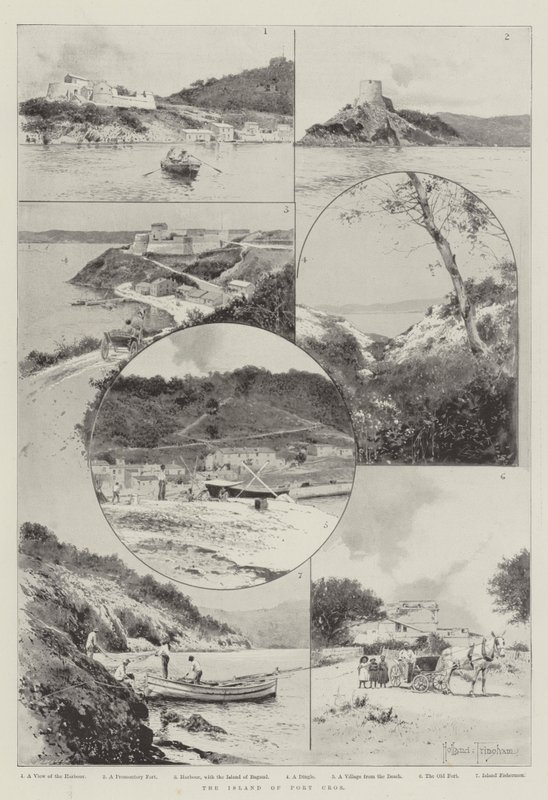 Die Insel Port Cros von Joseph Holland Tringham