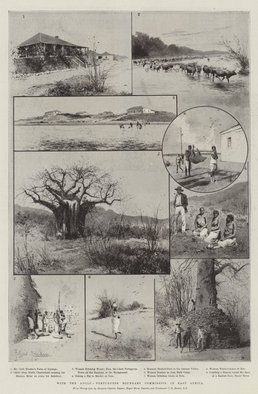 Mit der anglo-portugiesischen Grenzkommission in Ostafrika von Joseph Holland Tringham