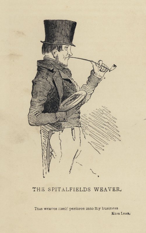 Kenny Meadows: Der Weber von Spitalfields von Joseph Kenny (after) Meadows
