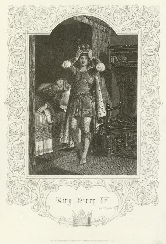 König Heinrich IV, Akt IV, Szene IV von Joseph Kenny Meadows