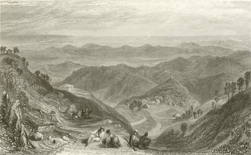 Mussooree und der Dhoon, von Landour von Joseph Mallord William Turner