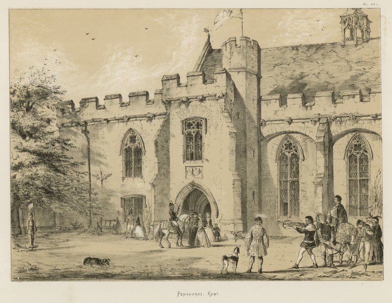 Penshurst, Kent von Joseph Nash