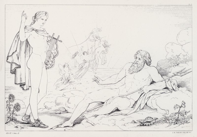 Shelleys Prometheus Unbound, Akt III, Szene 2 von Joseph Noel after Paton