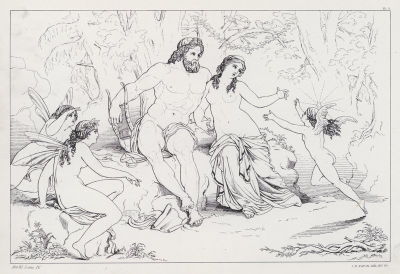 Prometheus Unbound, Akt III, Szene 4 von Joseph Noel after Paton