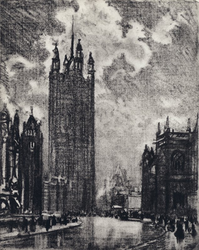 Victoria Tower von Joseph Pennell