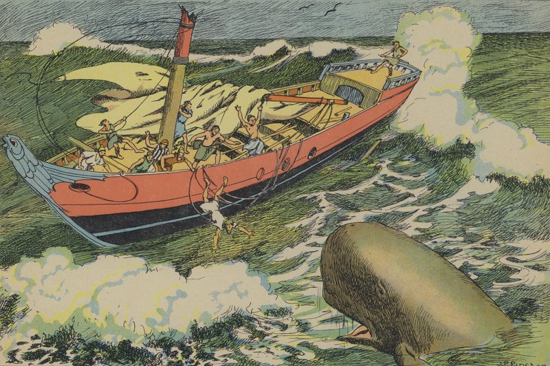 Jona und der Wal von Joseph Porphyre Pinchon