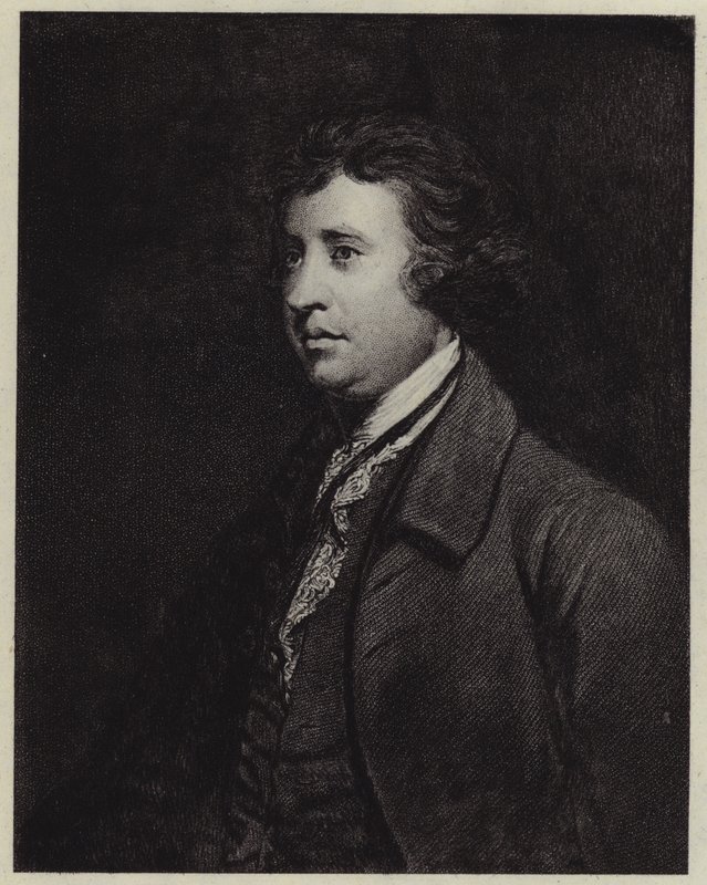Edmund Burke von Joshua (after) Reynolds