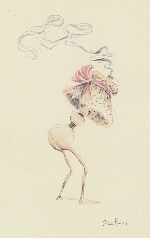Figur, möglicherweise ein Parfümflakon darstellend von Jules Abel Faivre