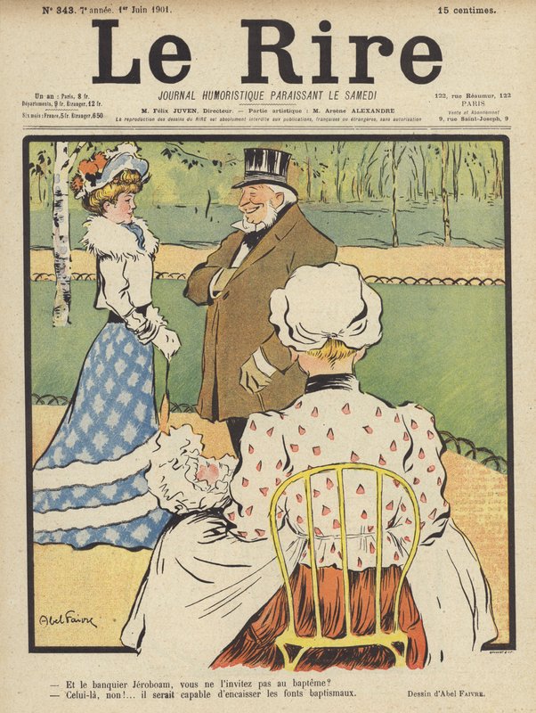 Illustration für Le Rire von Jules Abel Faivre