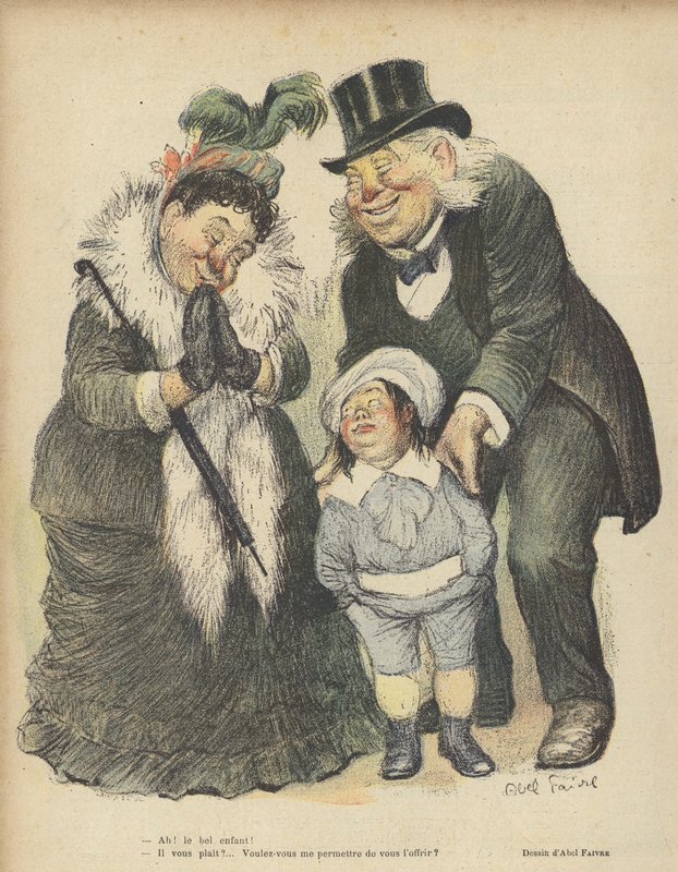 Illustration für Le Rire von Jules Abel Faivre