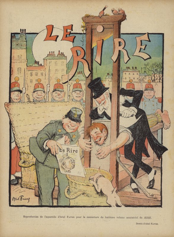 Illustration für Le Rire von Jules Abel Faivre