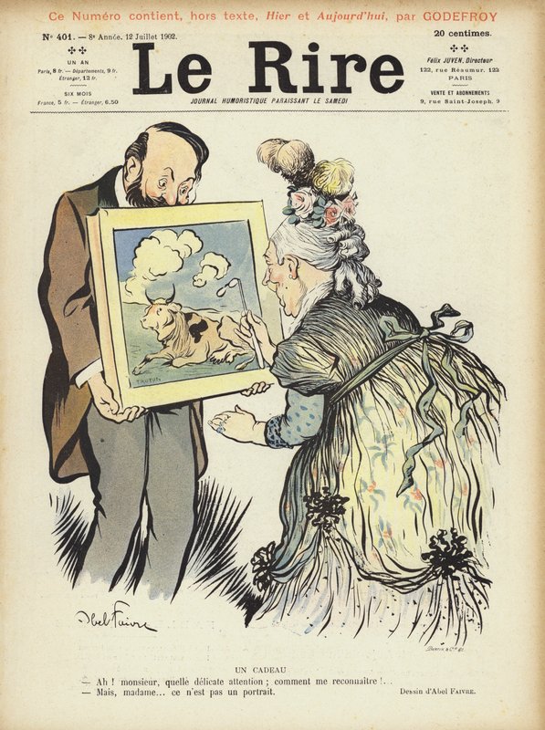 Illustration für Le Rire von Jules Abel Faivre
