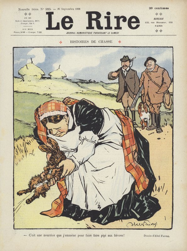 Illustration für Le Rire von Jules Abel Faivre