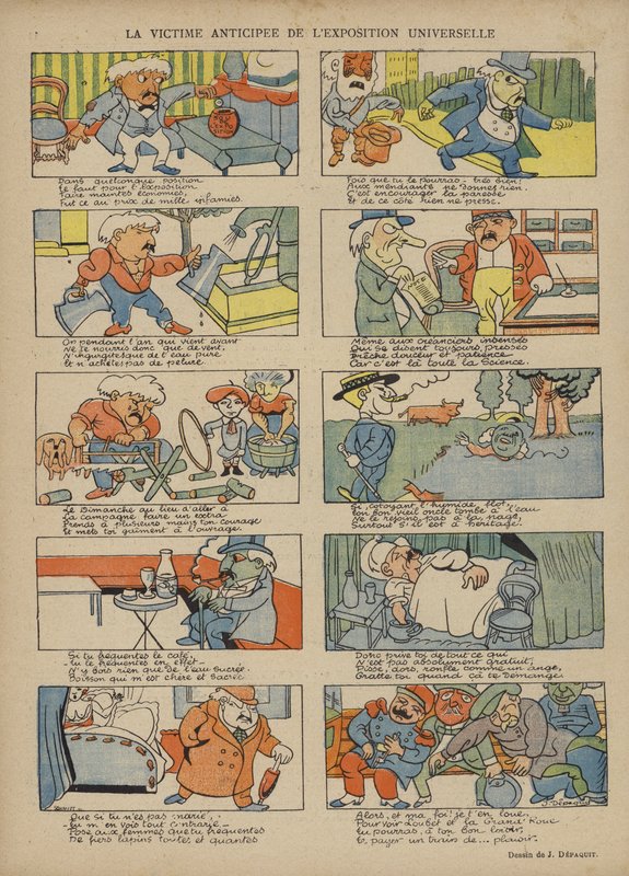 Illustration für Le Rire von Jules Depaquit