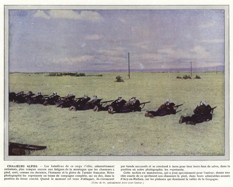 Chasseurs Alpins von Jules Gervais Courtellemont