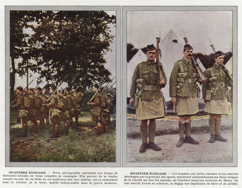Schottische Infanterie von Jules Gervais Courtellemont