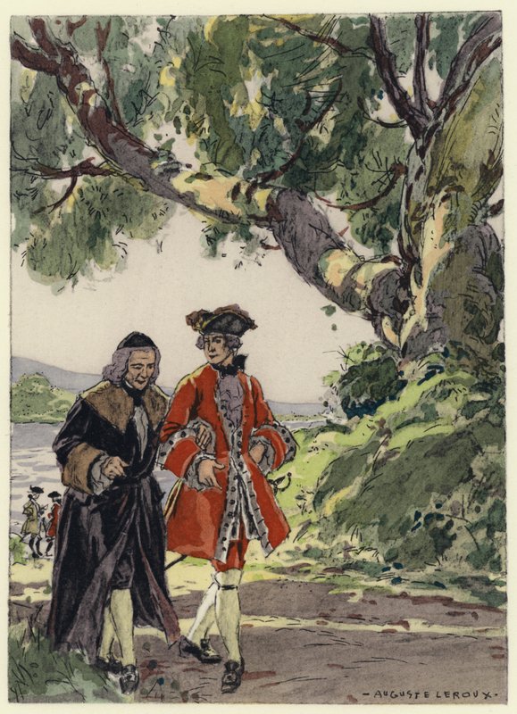 Illustration für die Memoiren von Casanova von Jules Marie Auguste Leroux
