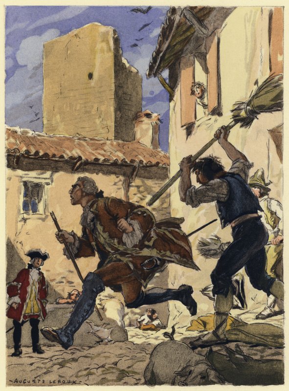 Illustration für die Memoiren von Casanova von Jules Marie Auguste Leroux
