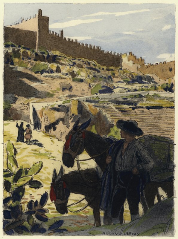 Illustration für die Memoiren von Casanova von Jules Marie Auguste Leroux