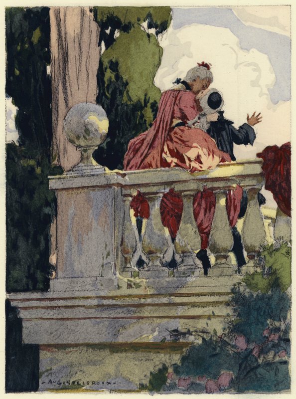 Illustration für die Memoiren von Casanova von Jules Marie Auguste Leroux