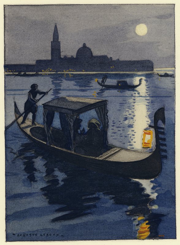 Illustration für die Memoiren von Casanova von Jules Marie Auguste Leroux