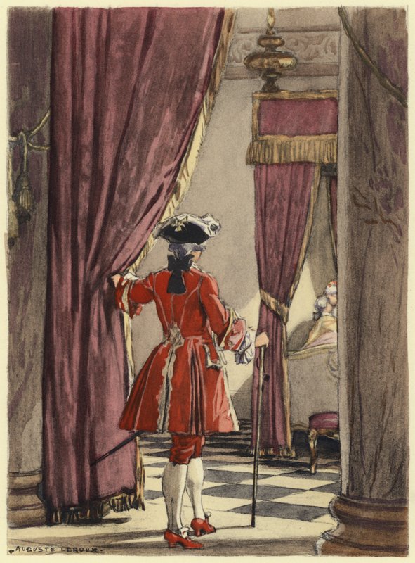 Illustration für die Memoiren von Casanova von Jules Marie Auguste Leroux