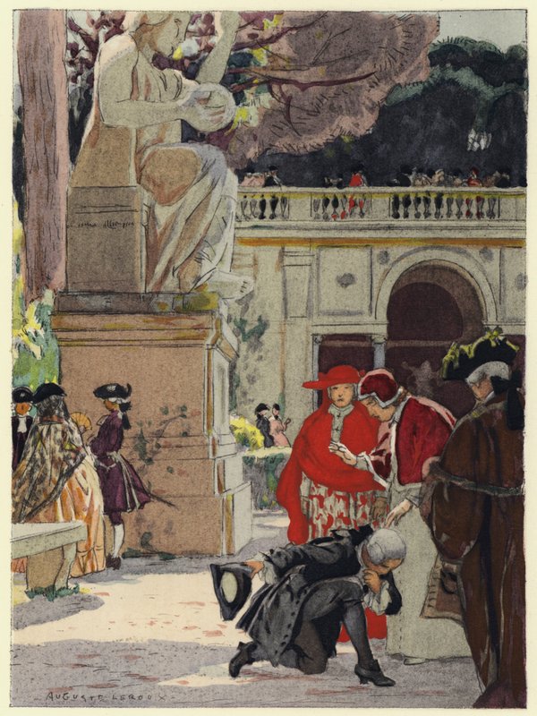 Illustration für die Memoiren von Casanova von Jules Marie Auguste Leroux