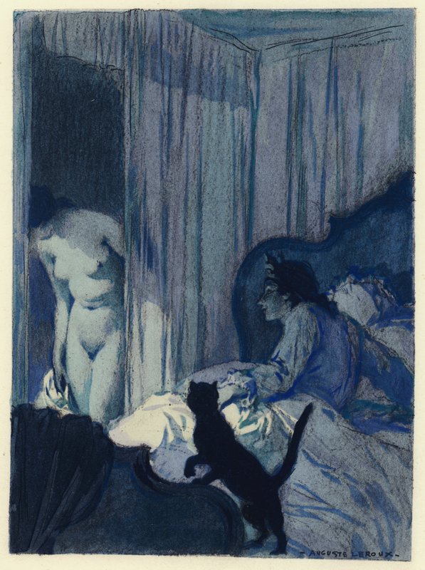 Illustration für die Memoiren von Casanova von Jules Marie Auguste Leroux