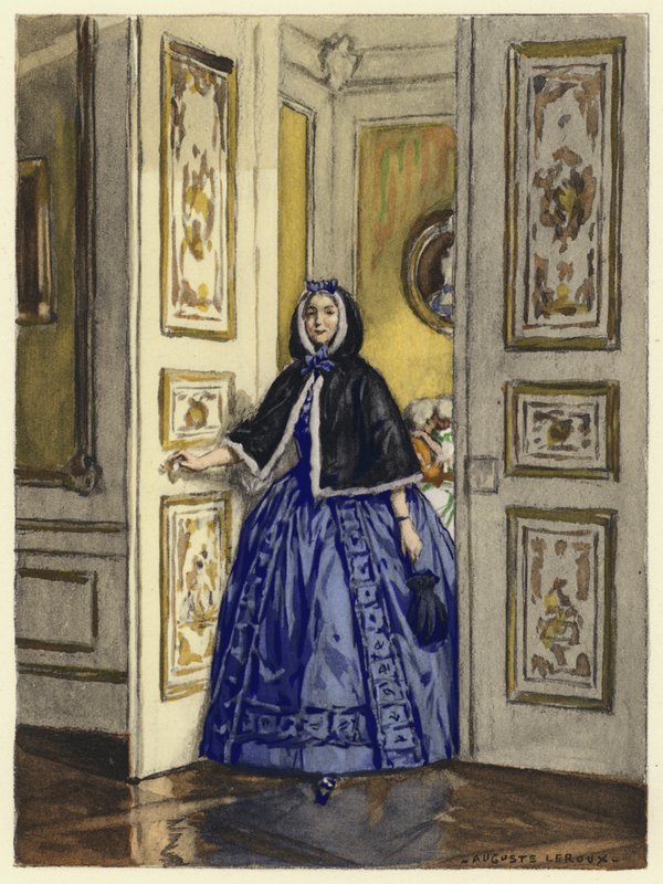 Illustration für die Memoiren von Casanova von Jules Marie Auguste Leroux