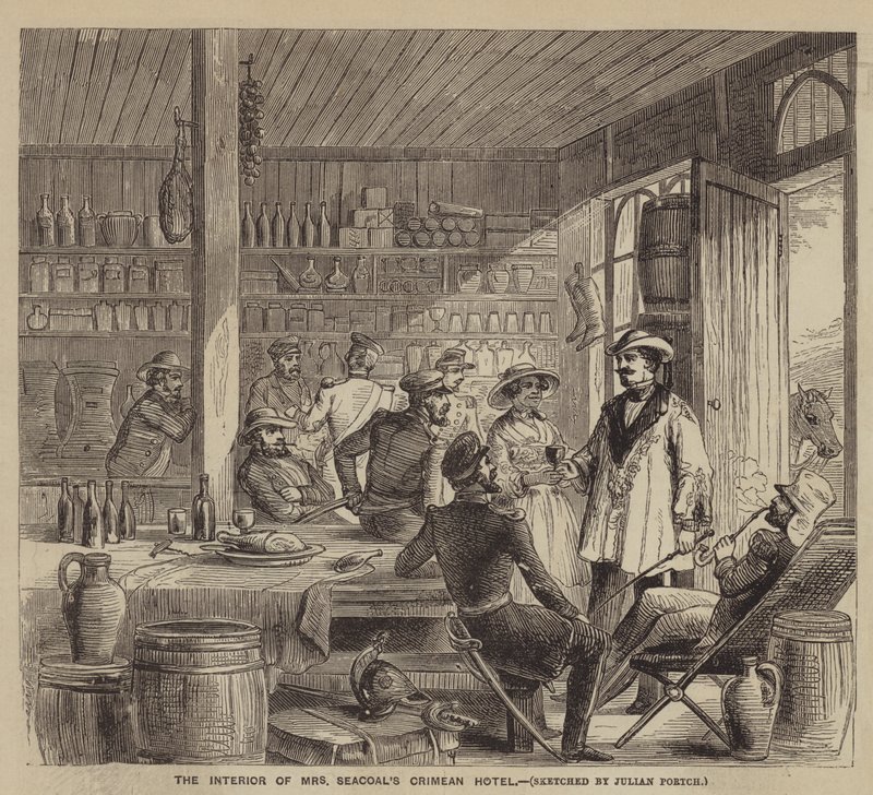 Das Innere des Krim-Hotels von Mrs. Seacoal von Julian Portch
