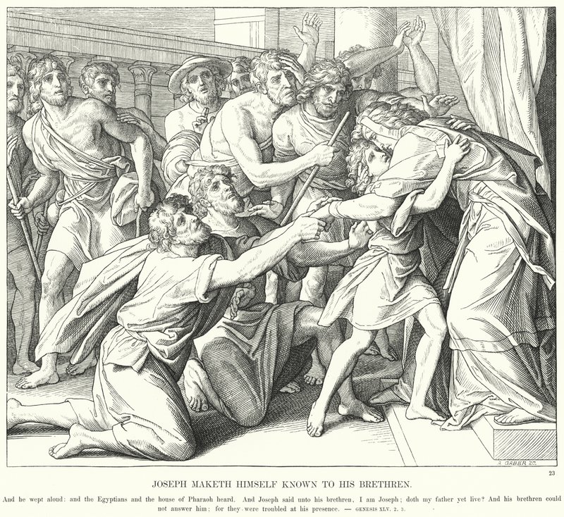 Joseph gibt sich seinen Brüdern zu erkennen von Julius (after) Schnorr von Carolsfeld