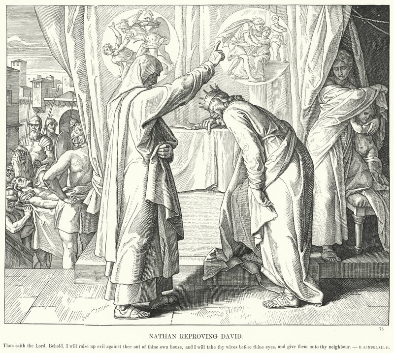 Nathan tadelt David von Julius (after) Schnorr von Carolsfeld