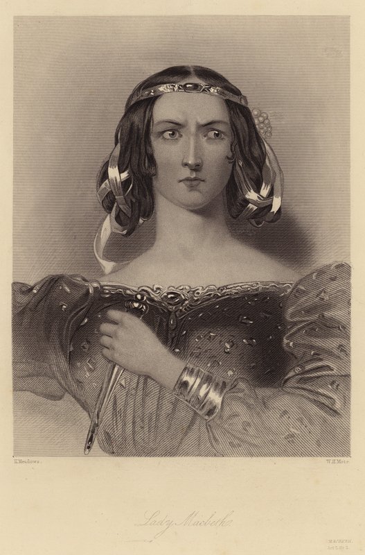 Shakespeare: Macbeth, Lady Macbeth, Akt 2, Szene 2 von Kenny Meadows