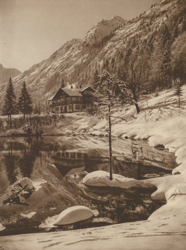 Der Christlessee bei Oberstdorf von Kurt Hielscher