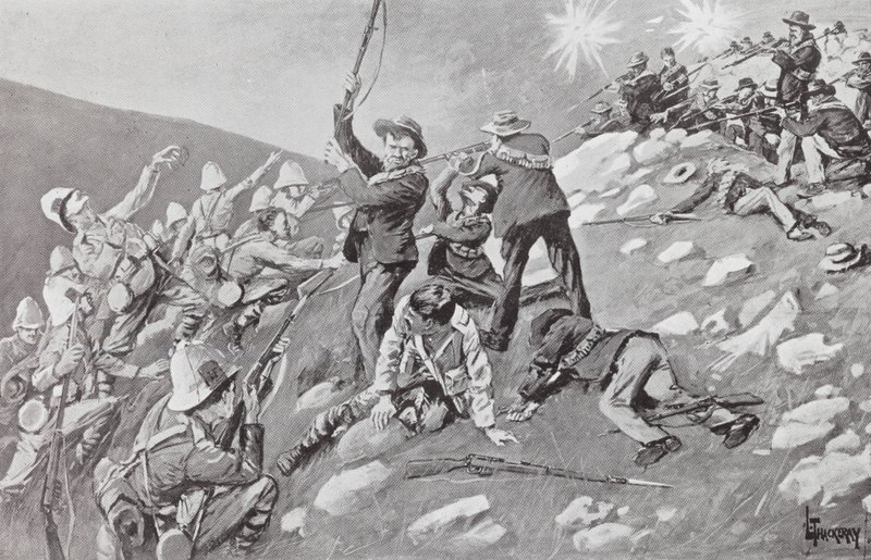 Angriff der Inniskillings, Schlacht von Tugela Heights von Lance Thackeray