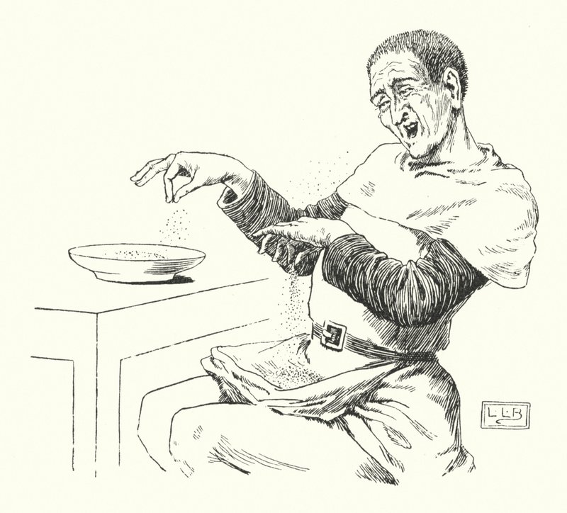 Peter Piper pflückte eine Menge eingelegter Pfeffer von Leonard Leslie Brooke