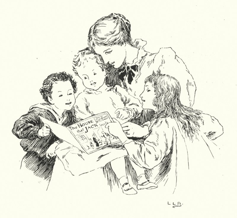 Dies ist das Haus, das Jack gebaut hat (Gravur) von Leonard Leslie Brooke
