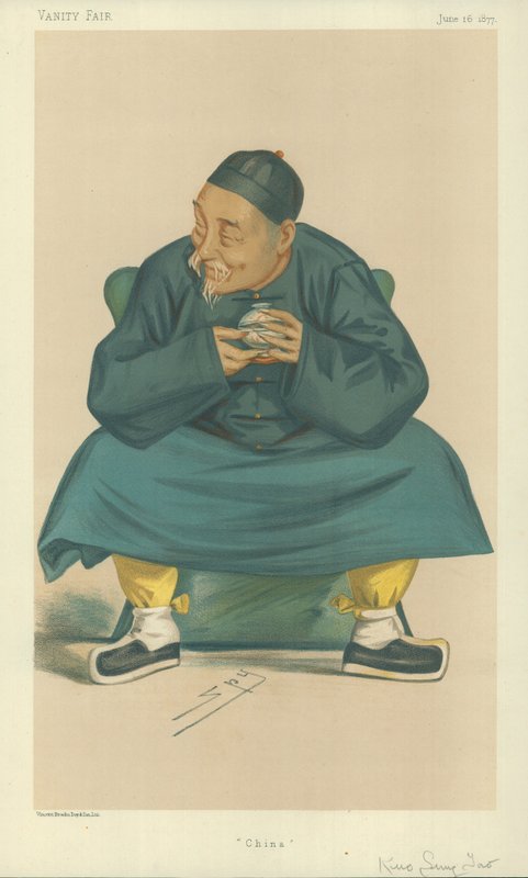 Seine Exzellenz Kuo Sun Tao, China, 16. Juni 1877, Vanity Fair Karikatur von Leslie Matthew Ward