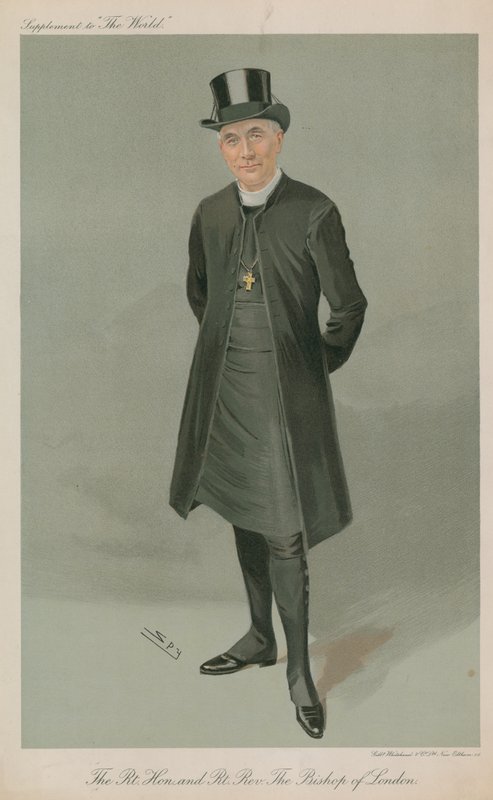 Porträt des Bischofs von London von Leslie Matthew Ward