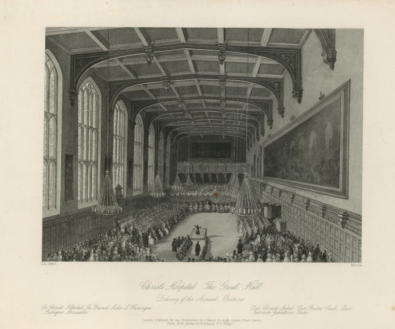 Vortrag der jährlichen Reden in der Großen Halle von Llewellyn Jewitt