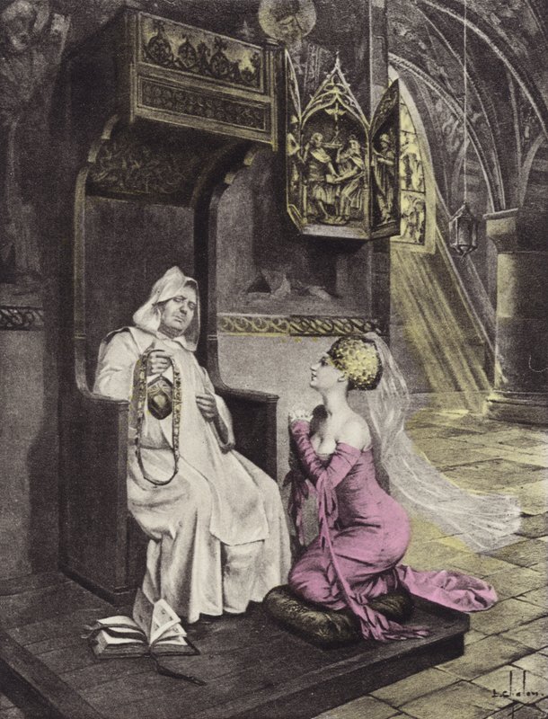 Die Dame und der Mönch, Dritter Tag, Dritte Geschichte von Louis Chalon
