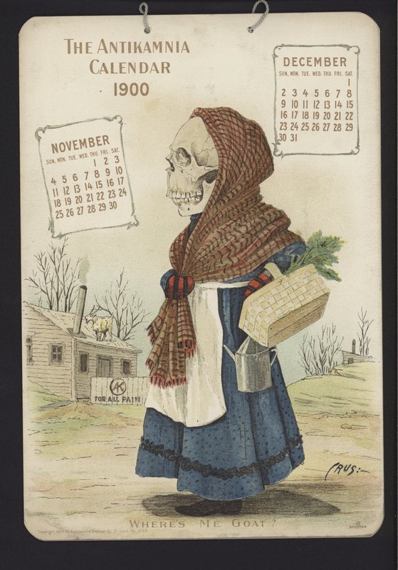 Illustration für Antikamnia Kalender von Louis Crucius or Crusuius