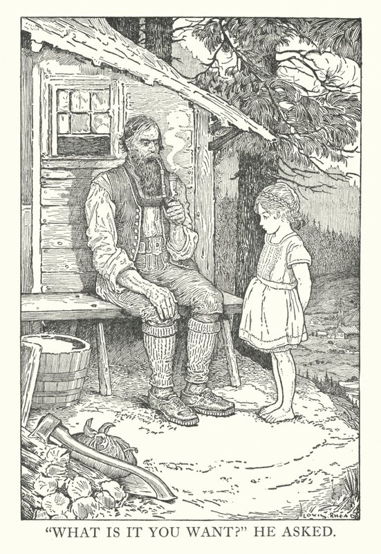 Illustration für Heidi von Johanna Spyri von Louis John Rhead